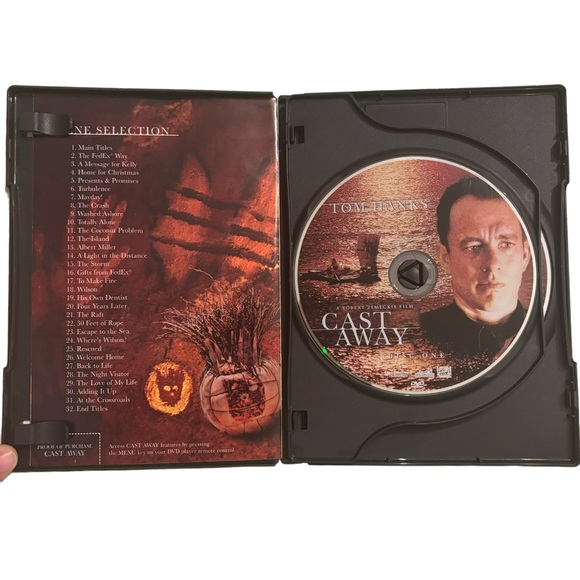 The Castaway Double DVD Special Edition 2 Disc set bonus features Tom Hanks - Picture 4 of 5